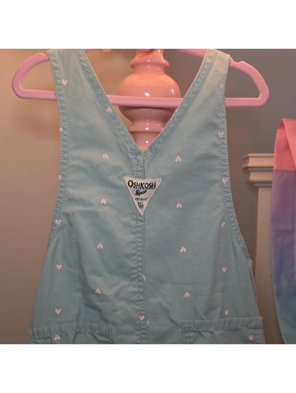 Charming Light Blue Kids Overalls